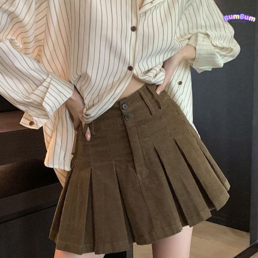 Quần short nữ giả váy dễ thương và định hình phong cách cá nhân