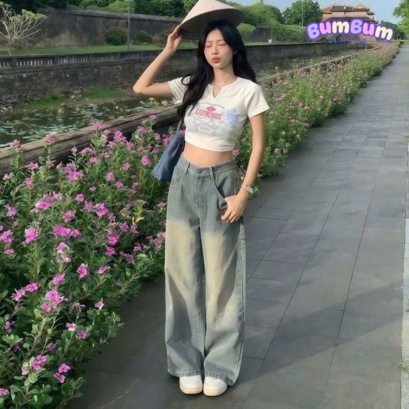 Những lỗi thường gặp khi phối đồ với quần jean ống suông nữ