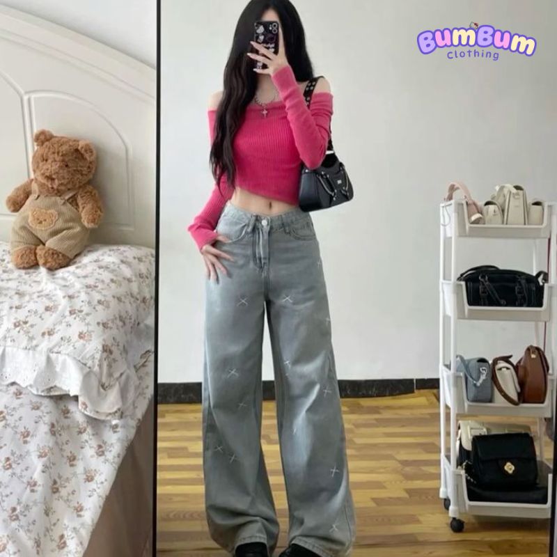 Cách phối đồ với quần jean ống suông nữ dành cho nàng công sở