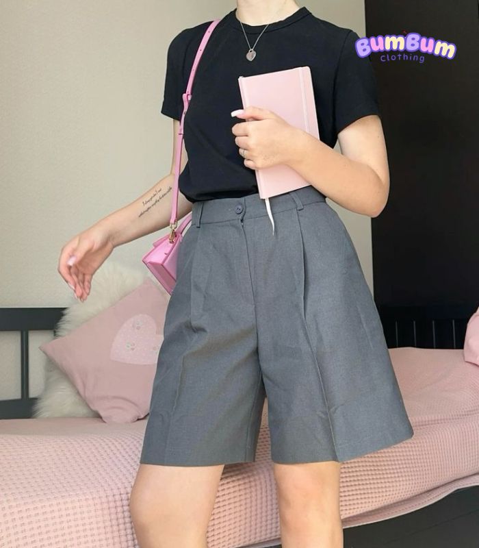 Những lưu ý khi chọn mua quần short nữ kaki ngang gối