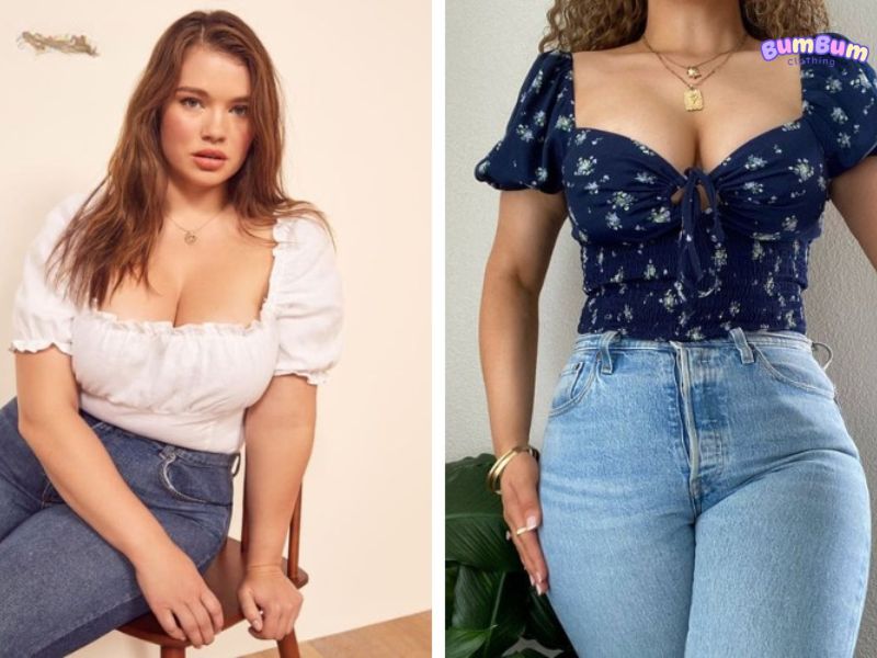 Lưu ý trong cách phối đồ với quần jean cho người mập