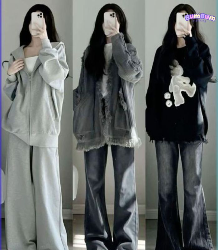 Các item nên kết hợp khi phối đồ với quần jean ống rộng