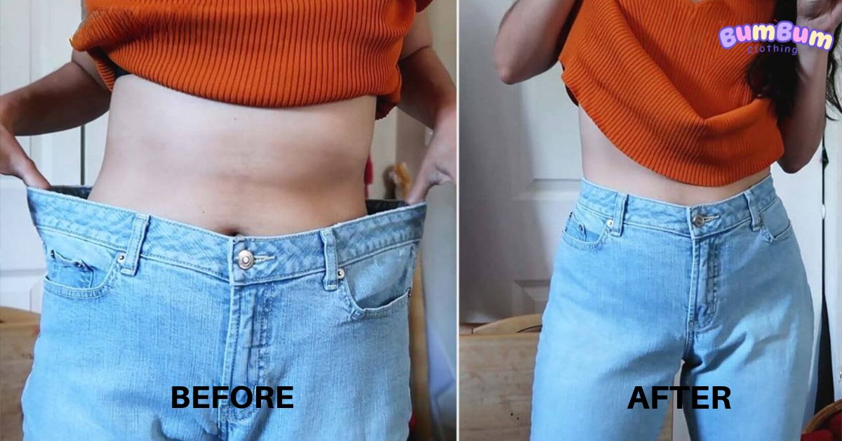 cách bóp lưng quần jean