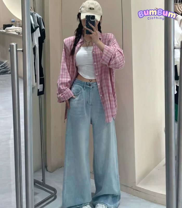 Phối đồ với quần jean đẹp