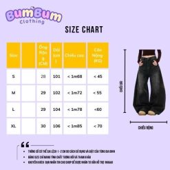 Bảng size ống cong